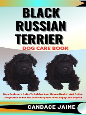 cover image of BLACK RUSSIAN TERRIER  DOG CARE BOOK